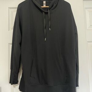 RBX Black Hoodie Relaxed Fit Sweatshirt